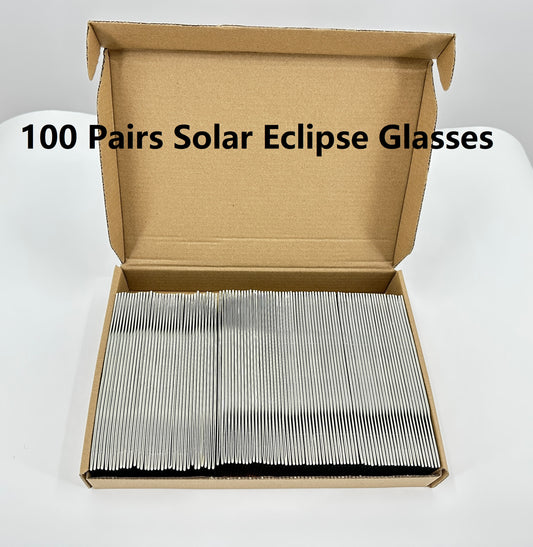 100 Pairs Bookishbunny Solar Eclipse Viewers Paper Glasses Sun Viewing
