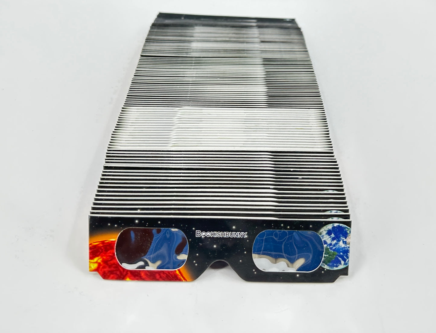 100 Pairs Bookishbunny Solar Eclipse Viewers Paper Glasses Sun Viewing