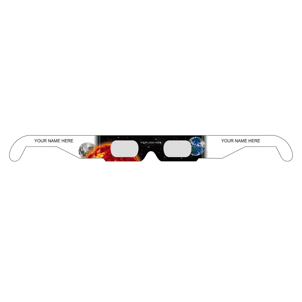 5000 Pairs Custom Made Paper Eclipse Glasses with Our Design