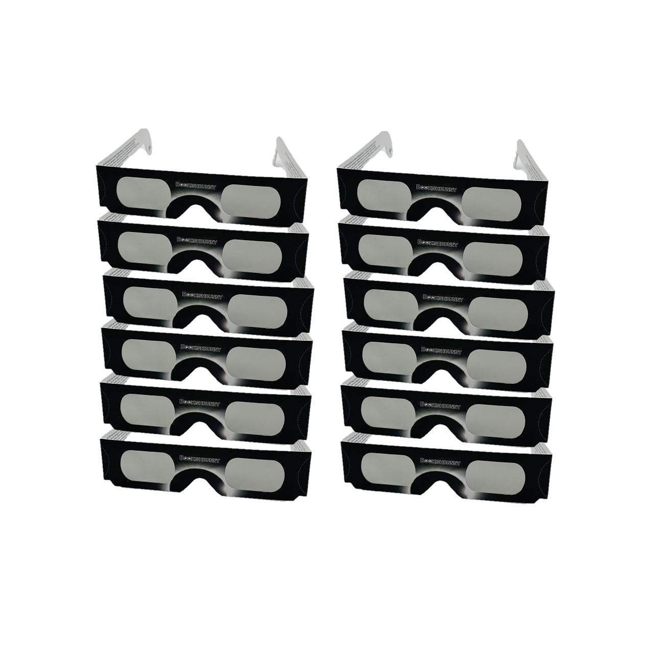 12 Pairs Bookishbunny Solar Eclipse Viewers Paper Glasses Sun Viewing