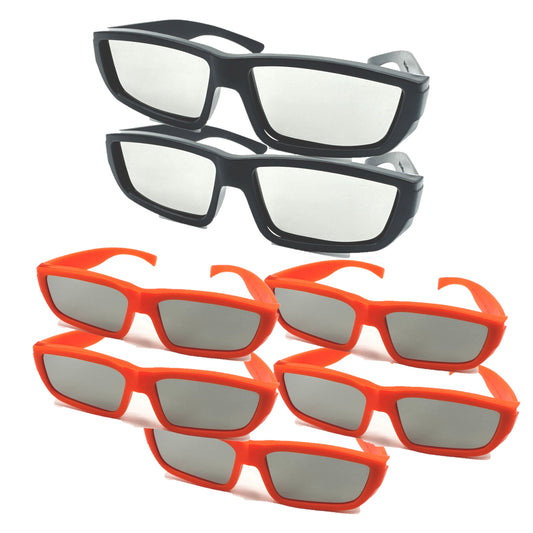 2 Pairs Adult and 5 Pairs Kid Bookishbunny Solar Eclipse Viewers Plastic Glasses Sun Viewing
