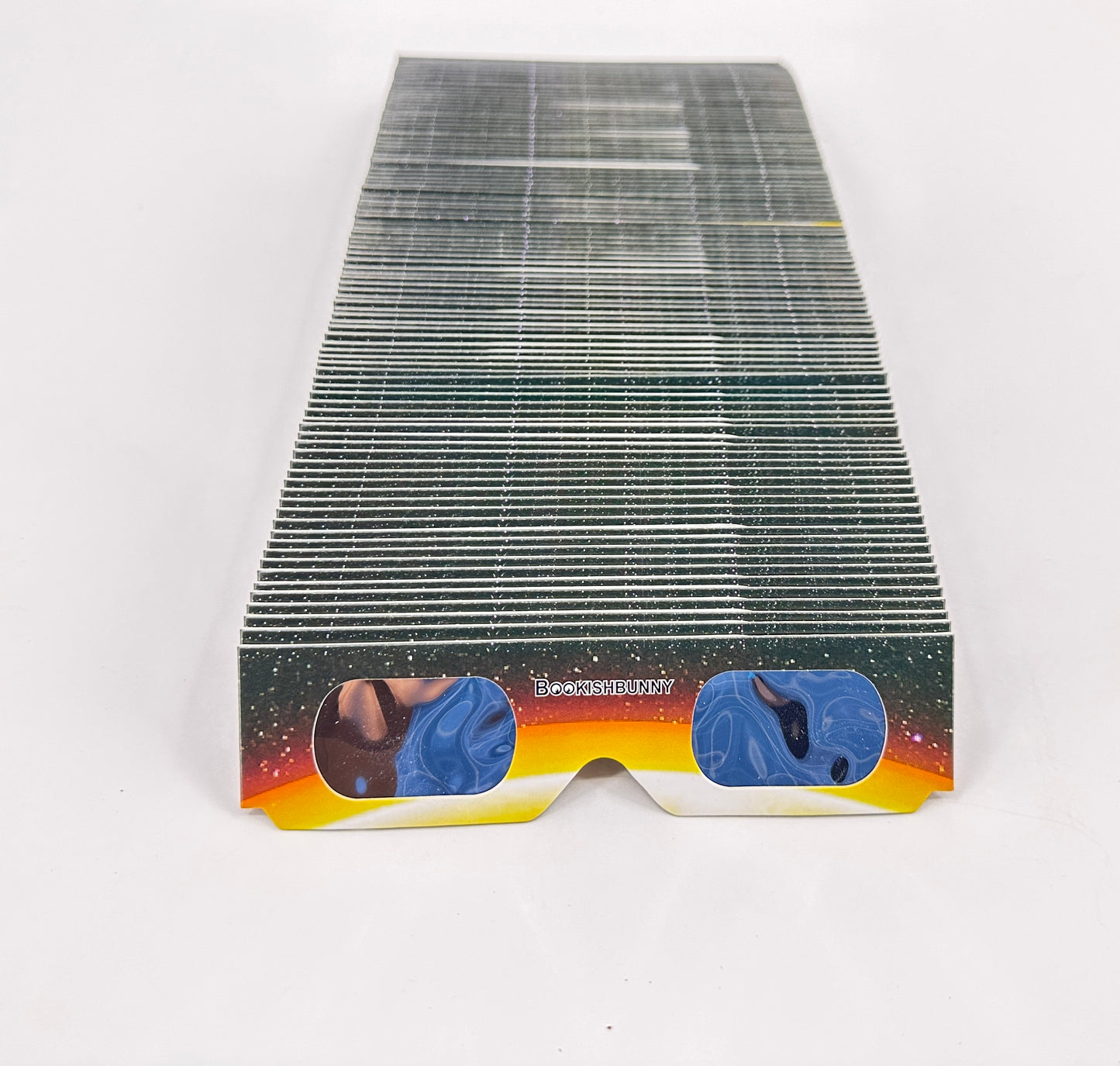 100 Pairs Bookishbunny Solar Eclipse Viewers Paper Glasses Sun Viewing