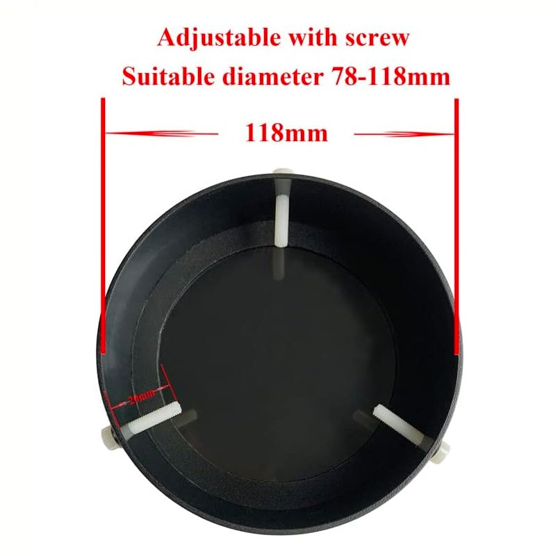 Full Aperture Solar Filter Inner Diameter 78mm-118mm Adjustable